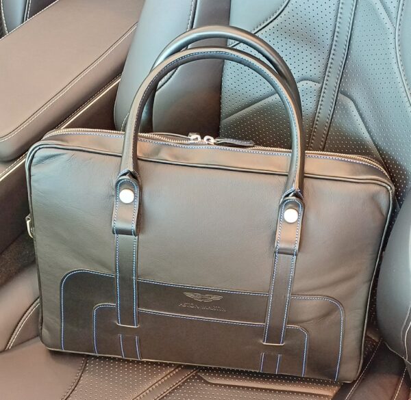 Vantage Leather Laptop Bag - Image 5