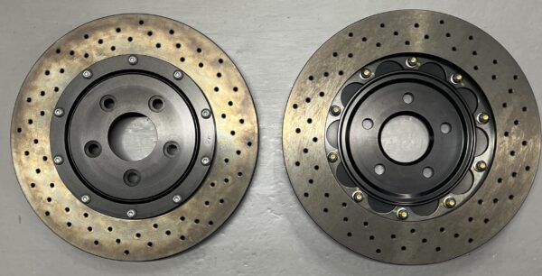 Rear Brake Disc Pair for V12 Vanquish up to VIN 501285 - Image 2
