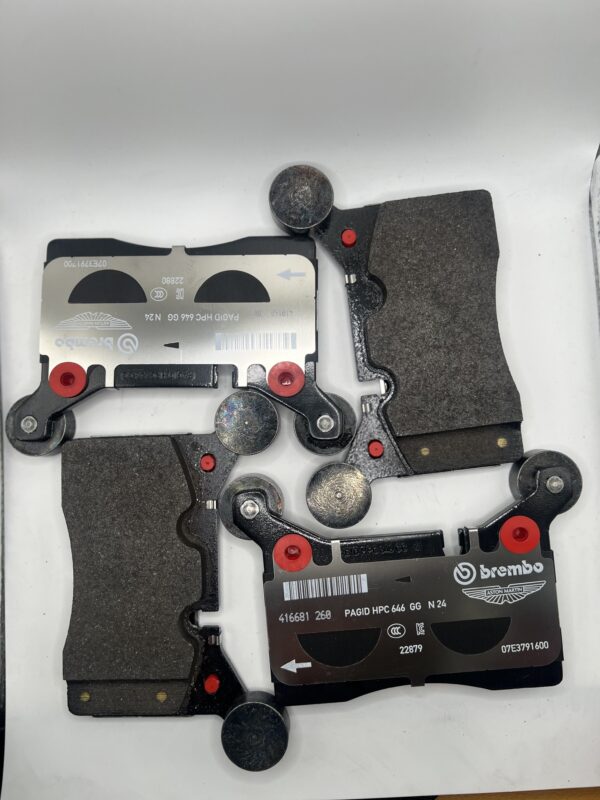 Rear Carbon Brake Pads for DB12, Vantage, & Vanquish