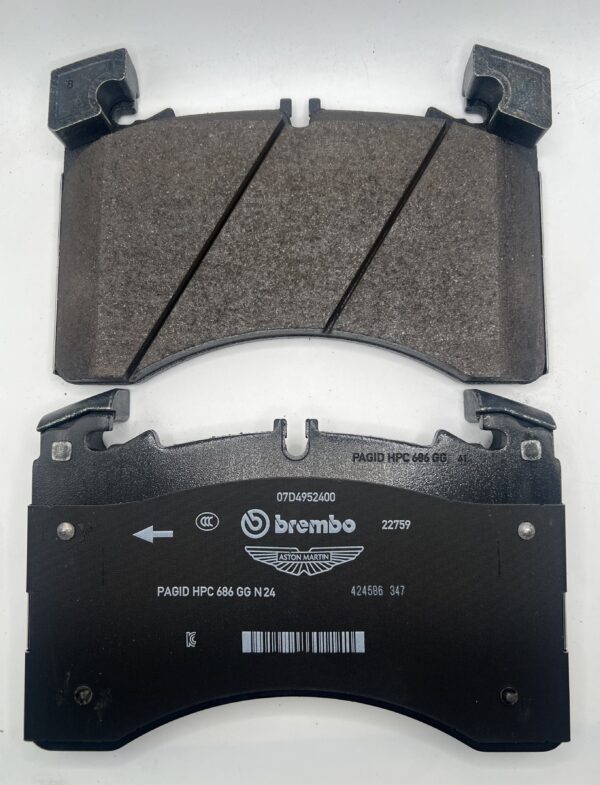 Front Carbon Brake Pads for DB12, Vantage, & Vanquish