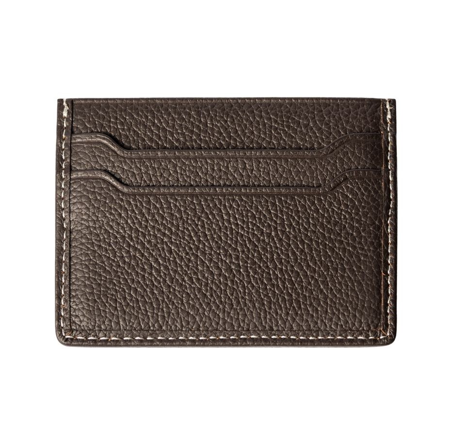 Aston Martin Leather Card Wallet - Bitter Chocolate - Image 2