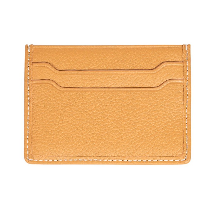 Aston Martin Leather Card Wallet - Tan - Image 2