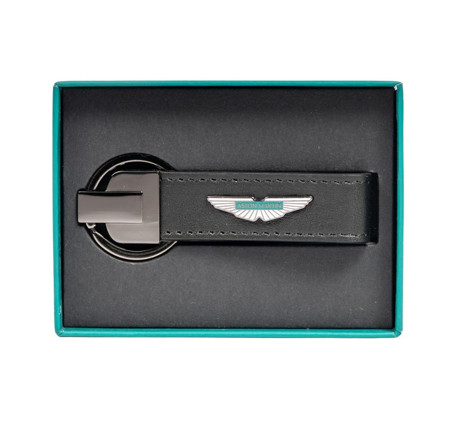 Aston Martin Leather Loop Keyring - Image 3